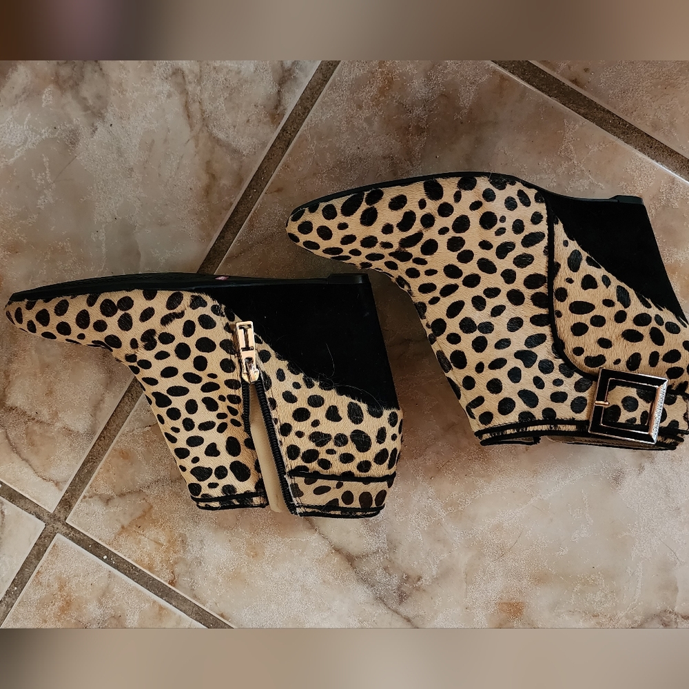 Isaac Mizrahi Animal Print Boots